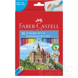 Lápis de Cor Faber Castell 36 cores