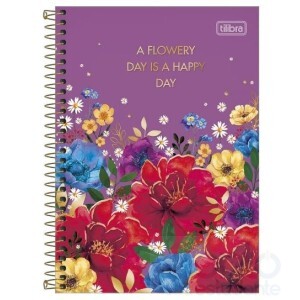 Caderno Espiral C/D Universitário 10 Matérias 160 Folhas Le Vanille - Tilibra