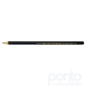  Lápis Preto N°2 Sextavado Multicolor - Faber-Castell