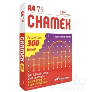 Papel Sulfite A4 com 300 Folhas - Chamex