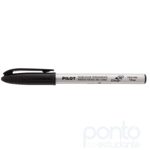 Marcador Permanente CD/DVD 1.0mm Preta - Pilot