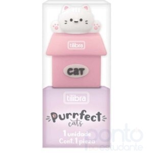 Apontador 1 Furo Sem Depósito Purrfect Cats - Tilibra