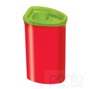 Apontador Jumbo com Depósito Vermelho -  Faber-Castell