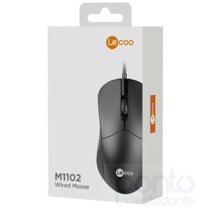 Mouse USB M1102 Preto - Lecoo