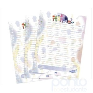 Refil de Folhas Para Caderno Smart Universitário Divertidamente - Dac