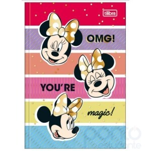Caderno Brochura C/D 1/4 80 Folhas Minnie - Tilibra