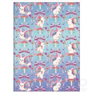 Caderno Brochura Universitário C/D 80 Folhas Bunnyfly - Tilibra