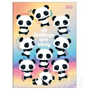 Caderno Brochura Universitário C/D 80 Folhas Lovely Friend - Tilibra