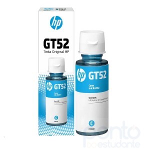 Refil Tinta HP GT52 Ciano 70ml Original