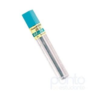 Grafite Pentel 0.7mm Hb 12 Minas Hi-polymer Profissional