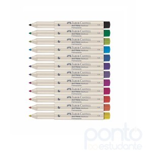 Marcador Multimark 1.0 Faber-Castell Cores Sortidas