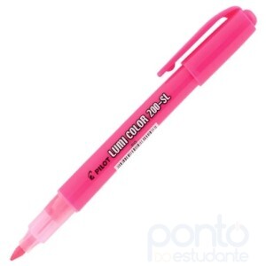 Pincel Marca Texto Rosa 200-SL Lumi Color - Pilot