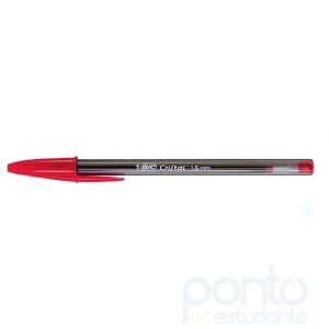 Caneta Bic Cristal Bold 1.6 Vermelha