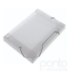 Pasta Polibrás Aba Elástica Plastica Mini 20 Mm Cristal Soft