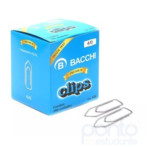 Clips Bacchi 4/0 500g 320 unidades