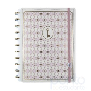 Caderno Inteligente G 80 Fls Rose Key By Isabela Akkari