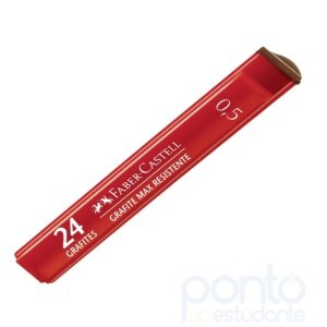 Grafite Faber Castell Polymer 0.5mm B Macia c/24
