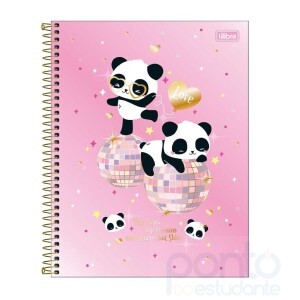 Caderno Espiral Universitário C/D 1 Matéria 80 Folhas Lovely Friend - Tilibra