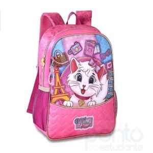 Mochila Clio Costas Gatinha Nini NN24524J