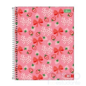 Caderno Tilibra Univ CD 16 Matérias 256fl Hit Feminino