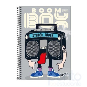 Caderno Tilibra Universitário CD Spice 1 Matéria 80fl Masculino