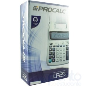 Calculadora de Mesa c/Bobina 12 Digitos LP25 - Procalc