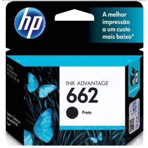 Cartucho HP 662 preto Original (CZ103AB)