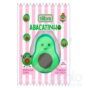 Borracha Colorida Abacatinho - Tilibra