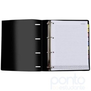 Fichário Universitário All Black  -  Dac